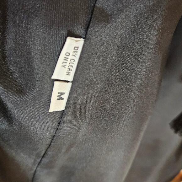 Randi Hilleso Art to wear silk linen lounge jacket. Size M - Picture 9 of 16